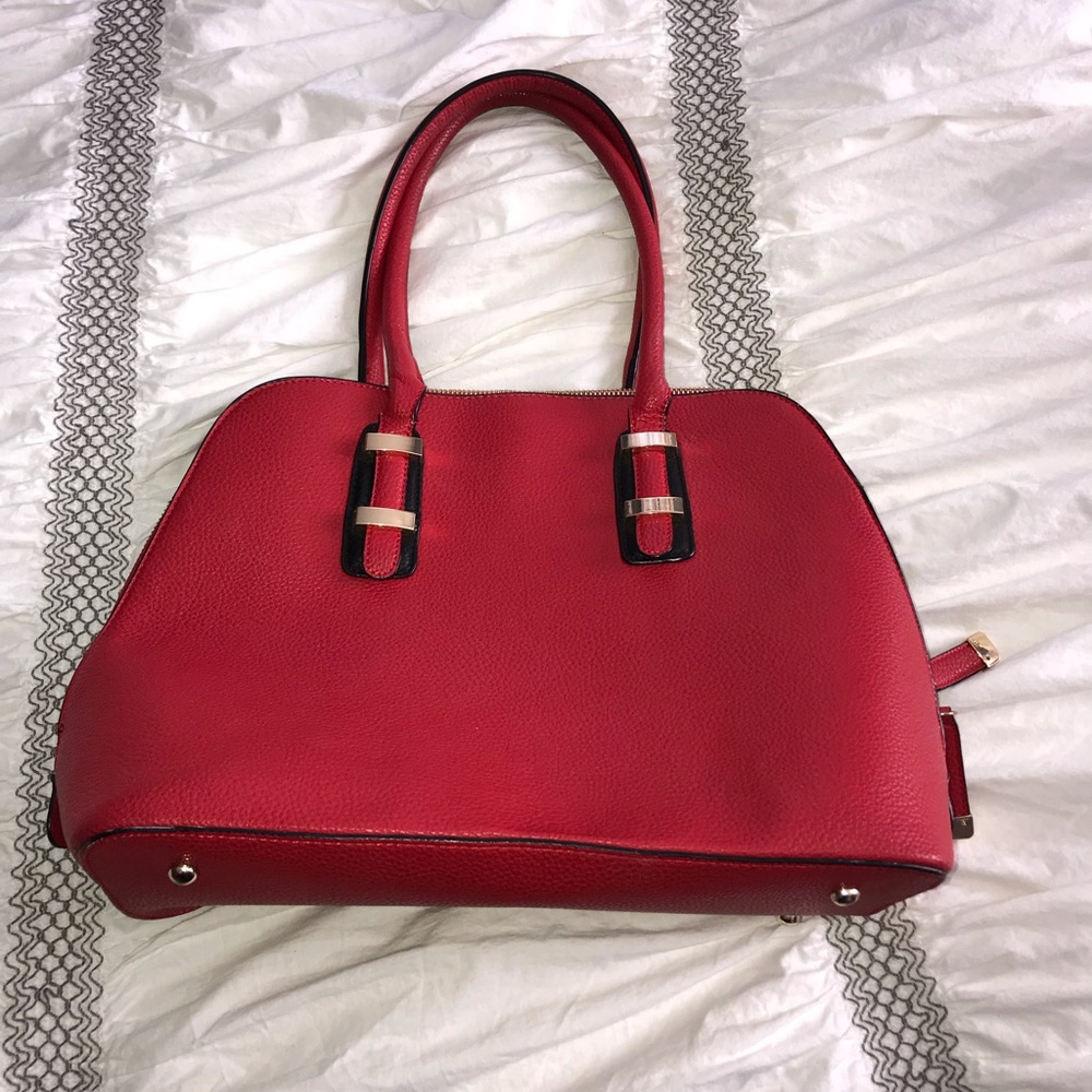 Red Tote Purse